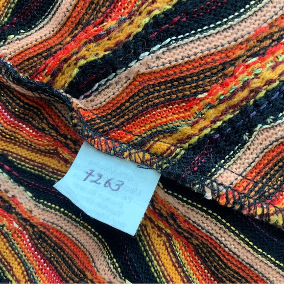 Eva Franco Flare Wrap Patterned Knit Dress Size 2 - Picture 11 of 12